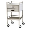 TROLLEY S/S 2 DRAWER 60X50