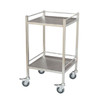 STAINLESS TROLLEY NO DRAWER