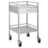 Stainless Steel Instrument Trolley 1 Drawer 50x50x90