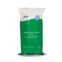 CLINELL UNIVERSAL SANITISING WIPES REFILL 100