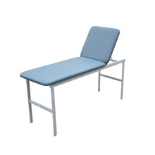 EXAM COUCH WITH POWDERCOATED FRAME GREY